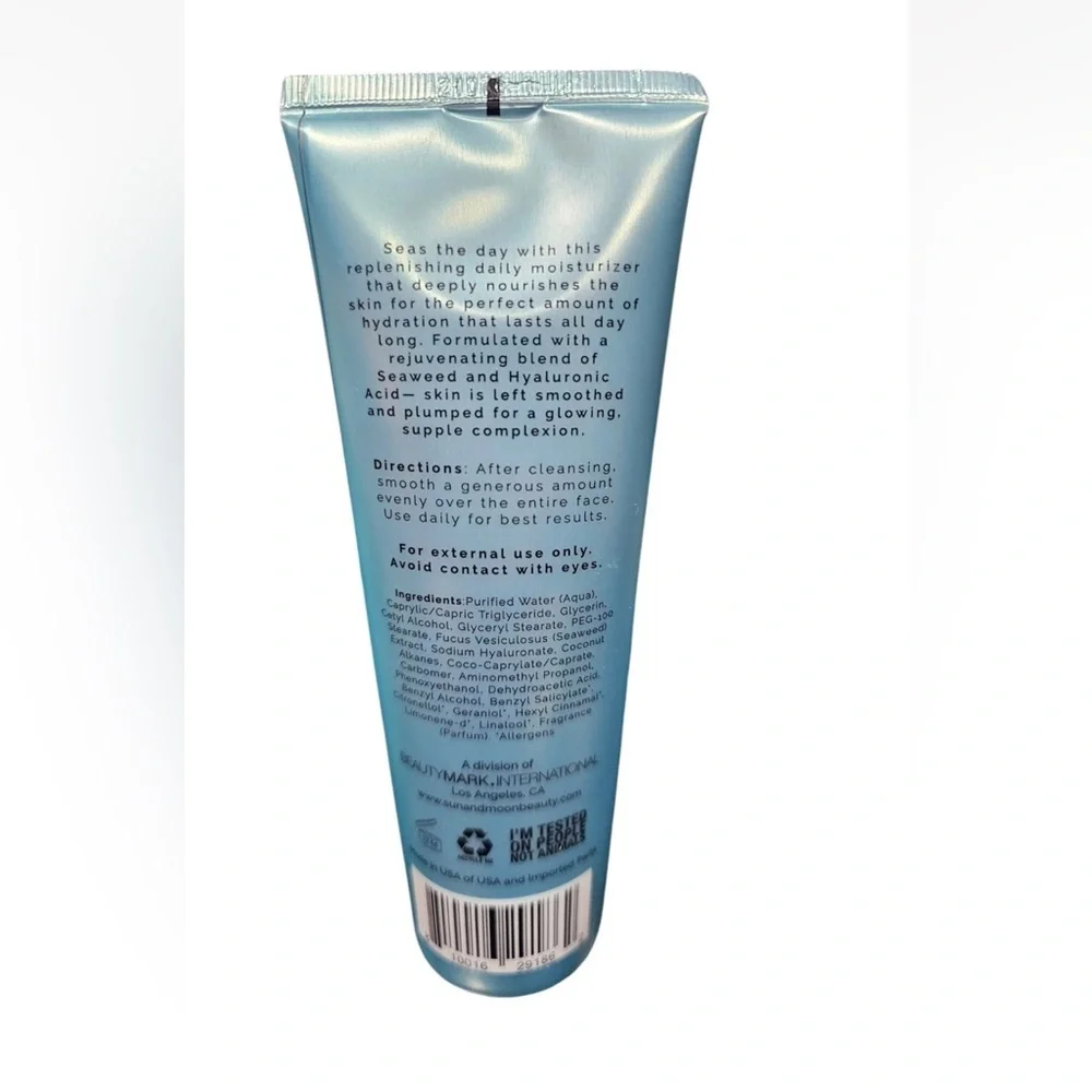 🎟️🎟️ Sun And Moon Seas The Day Plump Perfect Daily Facial Moisturizer New In Box - Picture 6 of 9